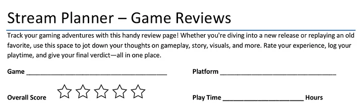 The Git Gud Guide: A Twitch Stream Planner Digital Download product image (2)