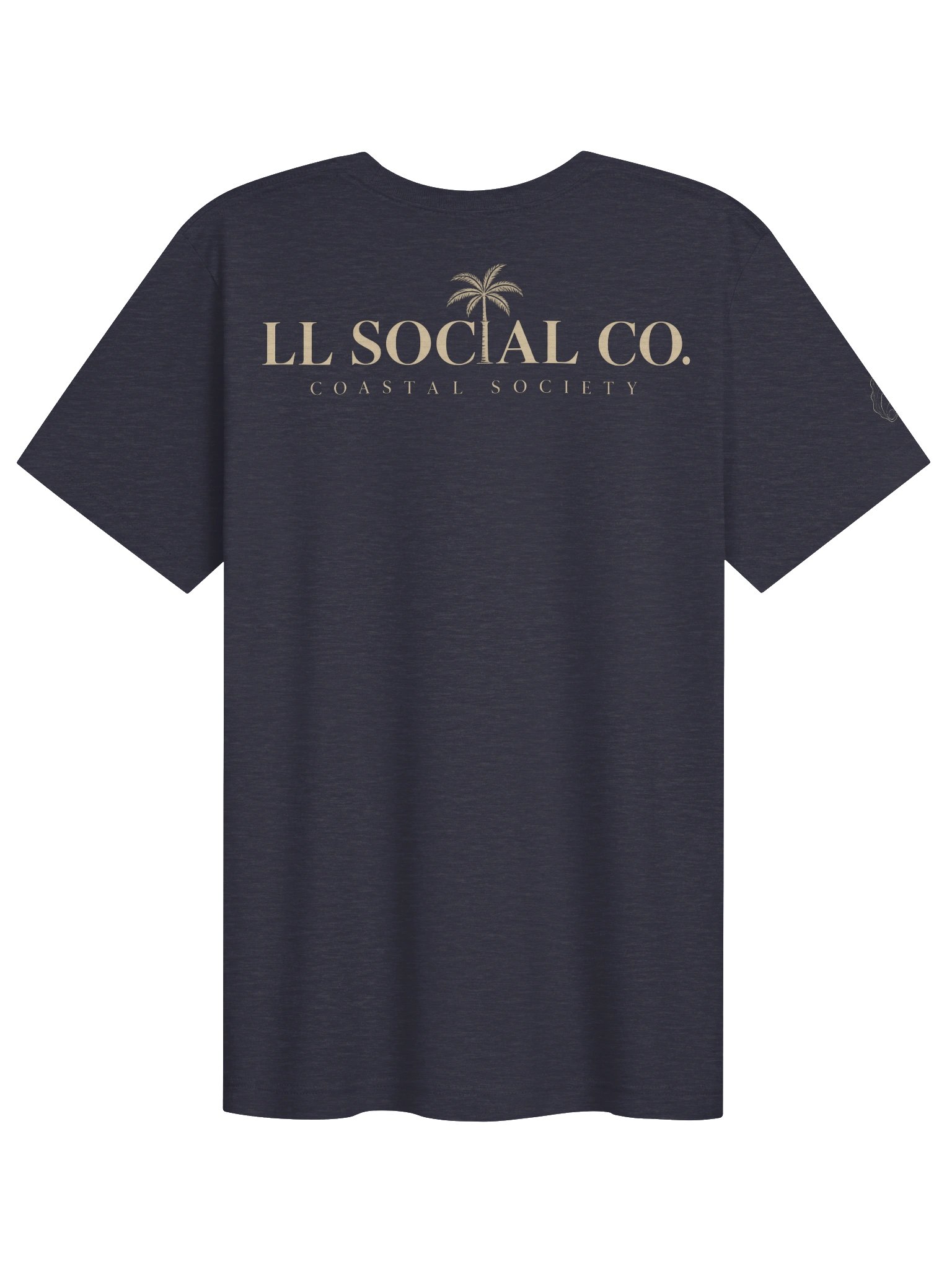 LL Social Co. Coastal Society Essential Tee — Oyster | Ivory product image (21)