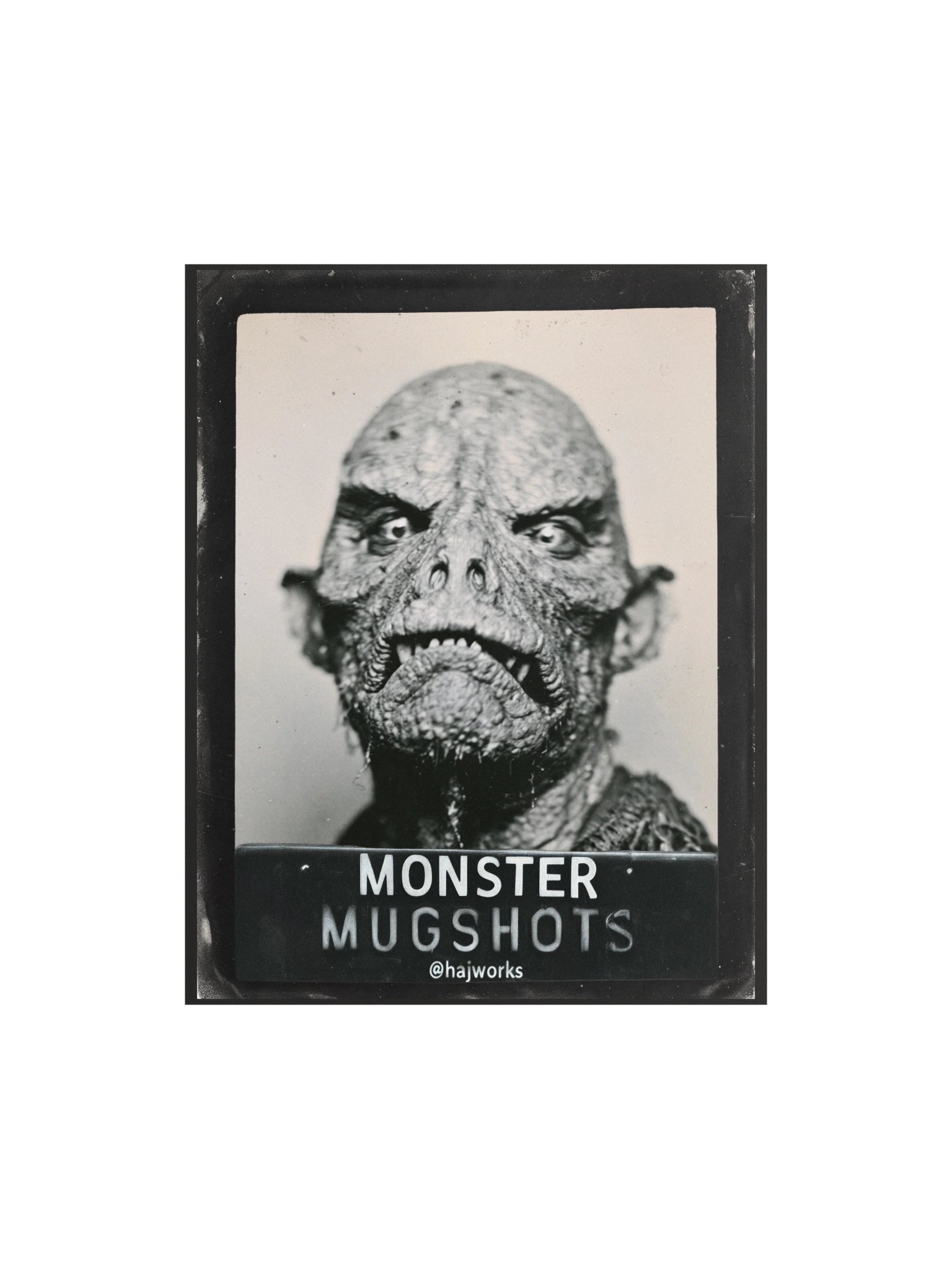 Monster Mugshots No. 005 — Matte Art Print product image (1)