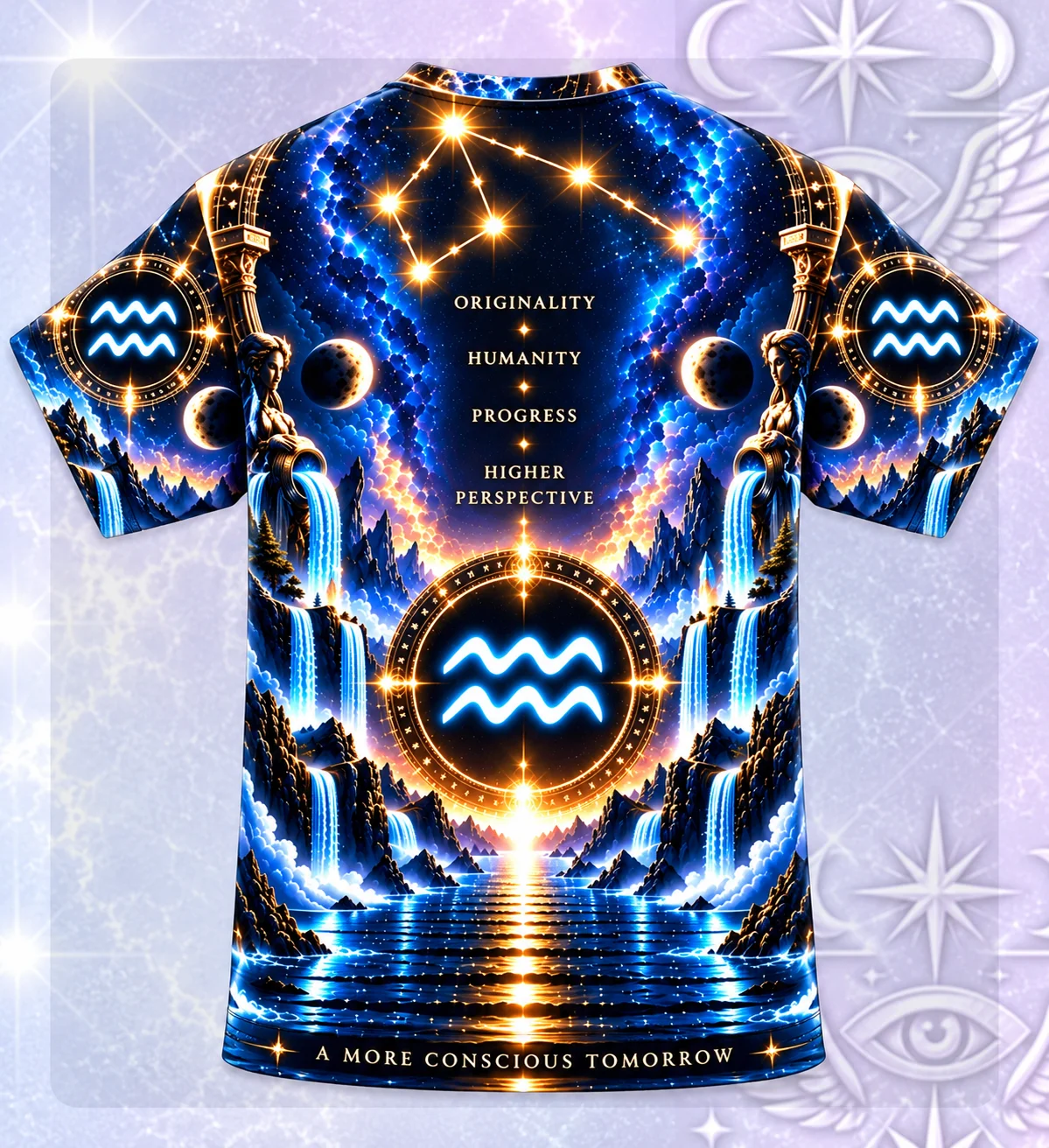Aquarius Zodiac T-shirt product image (2)