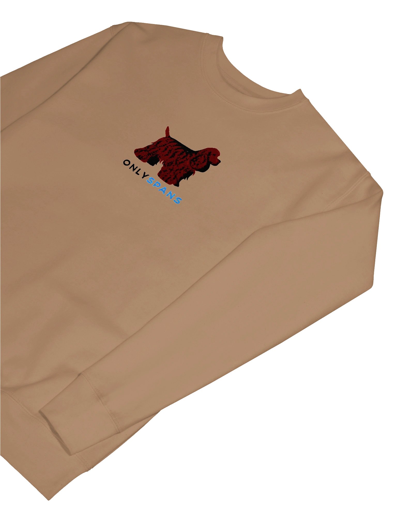 Only Spans Sweatshirt (Embroidered) of an American Cocker Spaniel(Liver) product image (42)