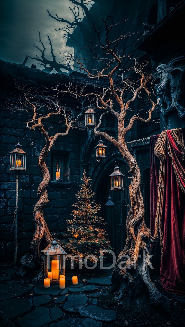 Lantern Grove Phone Wallpaper product image (1)