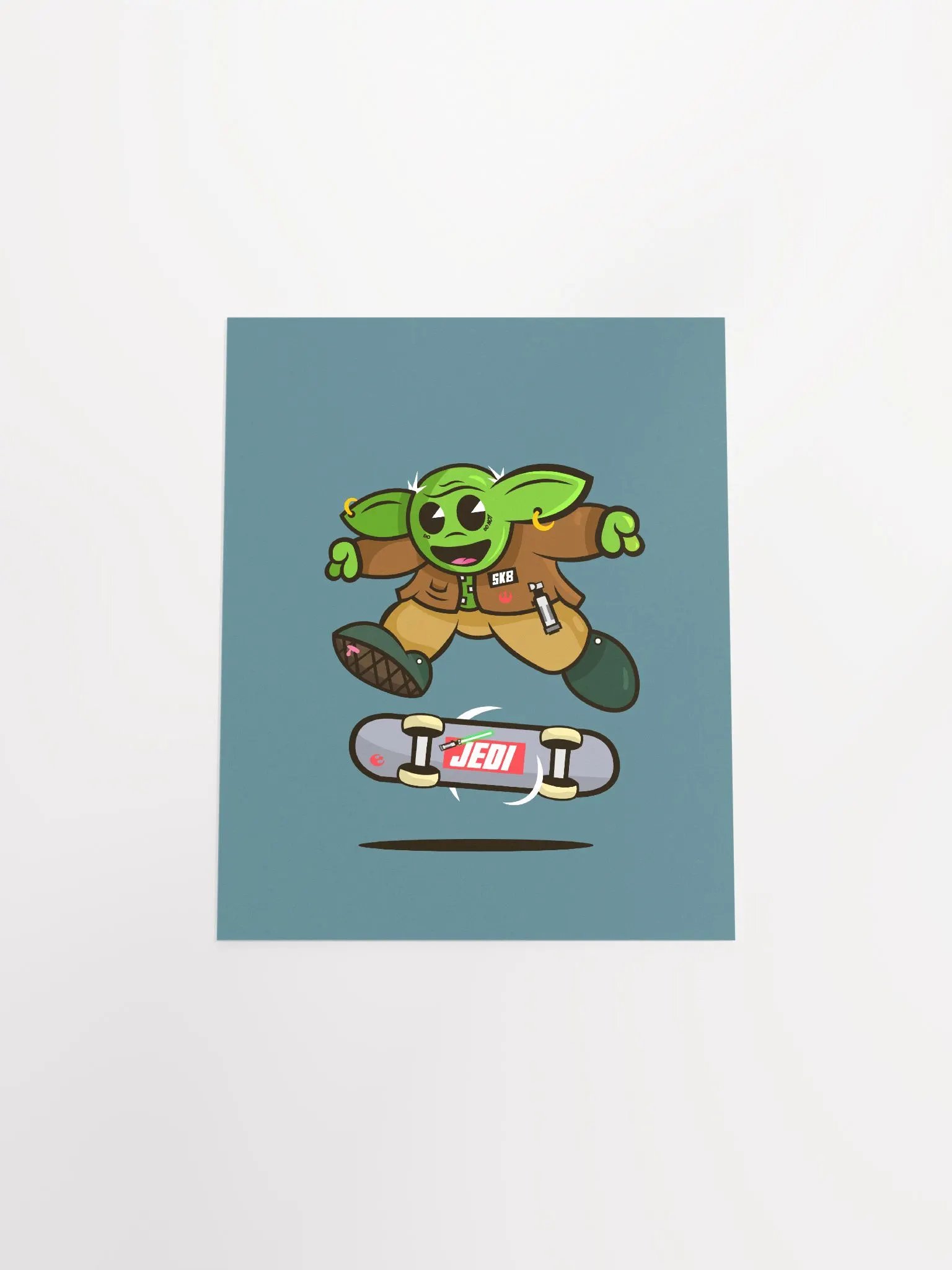 Yo! Duh lets Skate Poster Print product image (17)