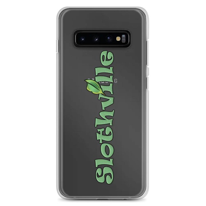 Slothville Green Leaf Clear Samsung Case product image (2)