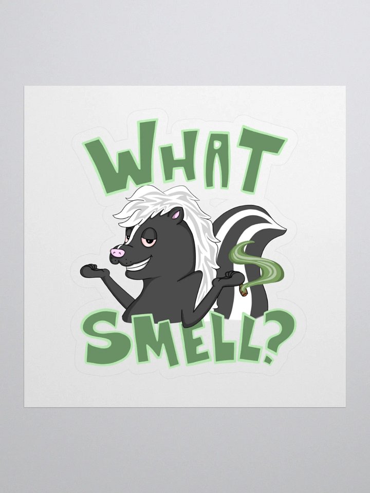 Something Smells Skunky! Sticker product image (1)