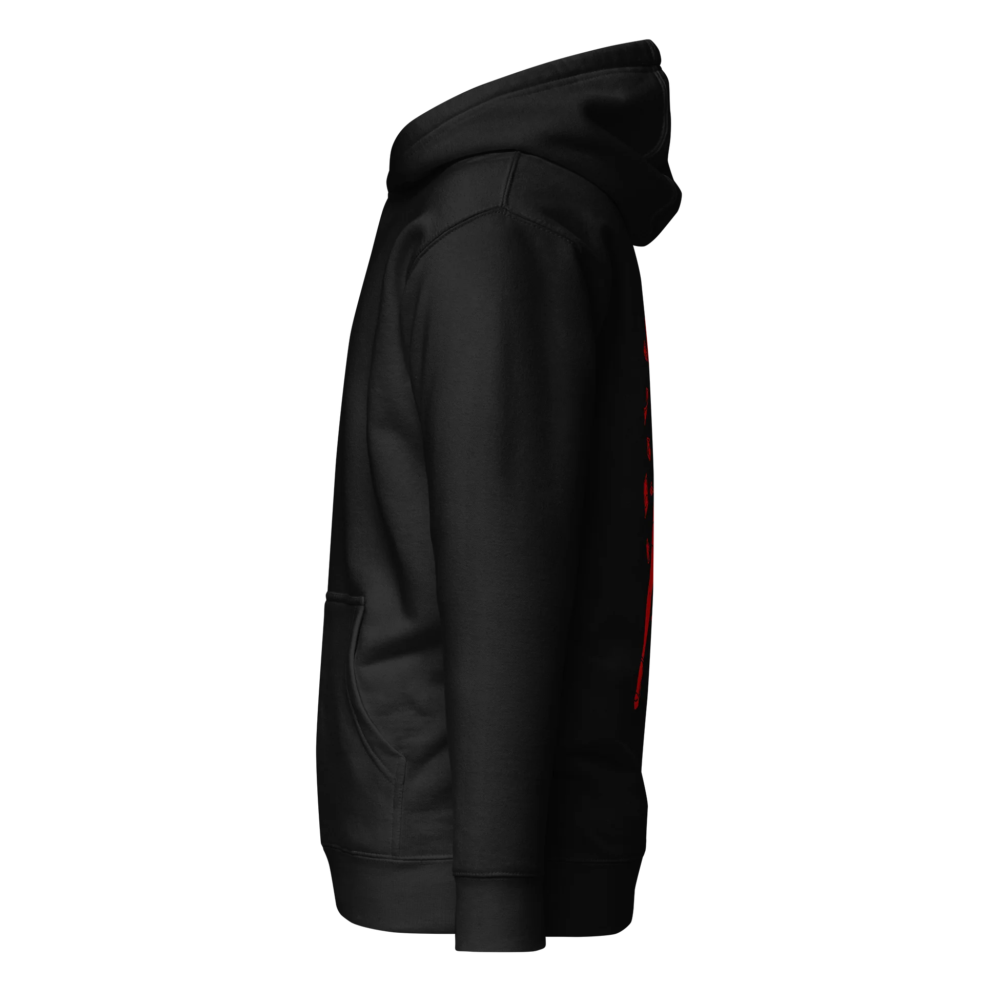 Violet hoodie - blood red product image (5)