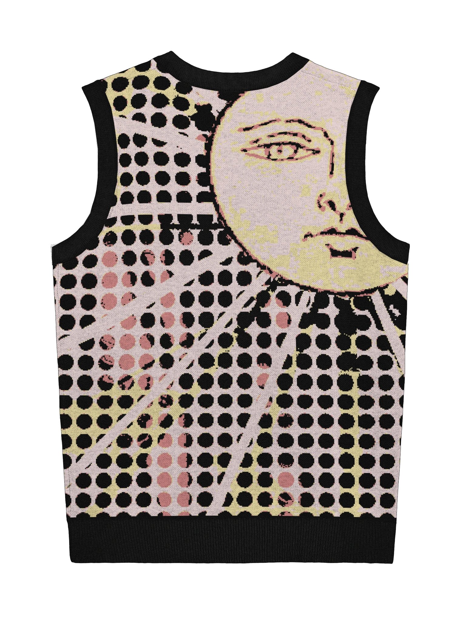 Ugly Sweater-Vest ArtyKnit 'Pink Sunshine' product image (2)