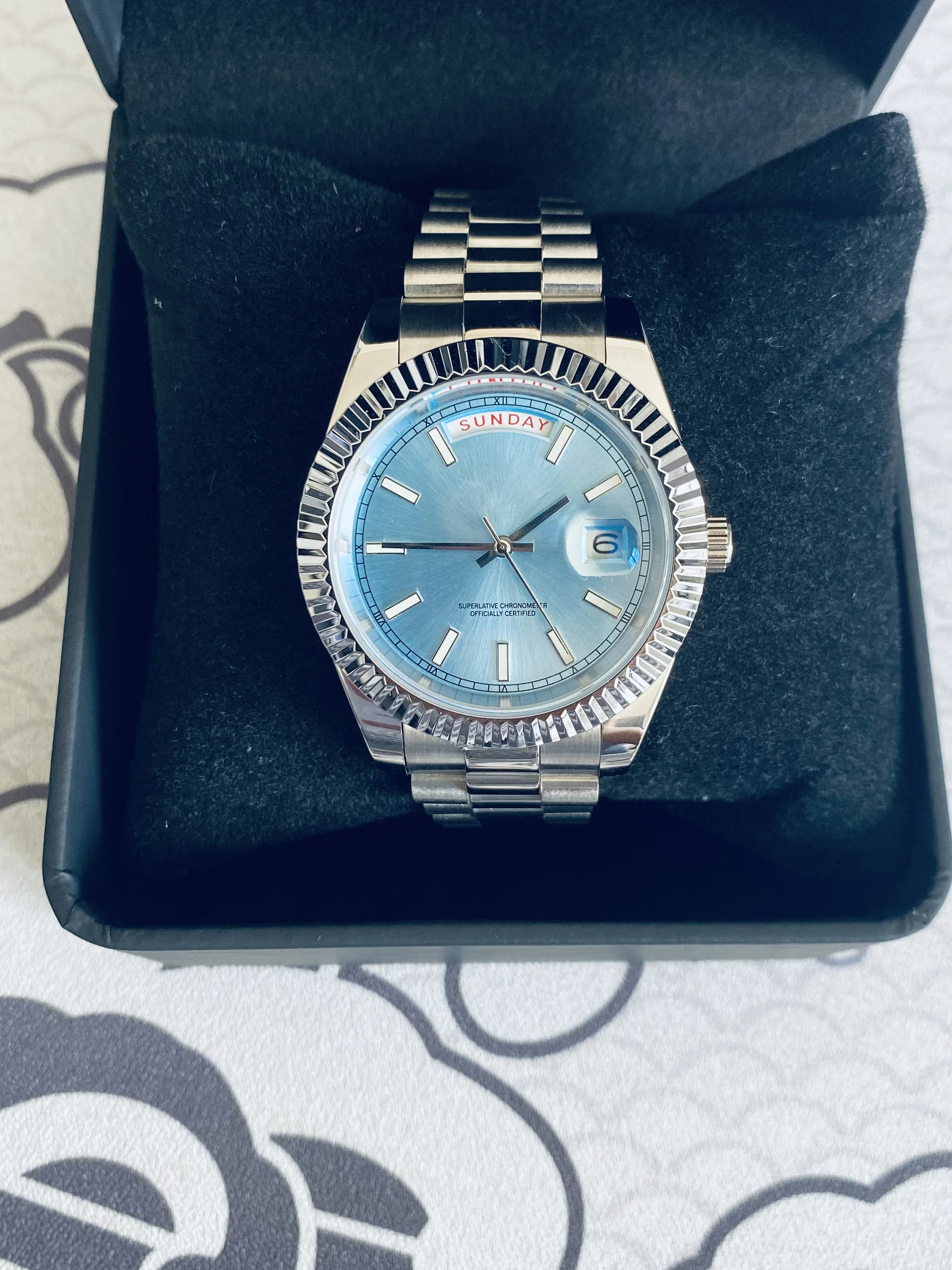 Aoryzon Celestial Day-Date – Ice Blue Edition product image (2)