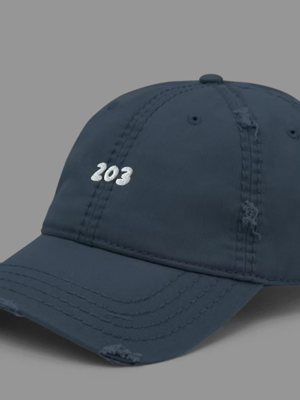 Connecticut Area Code Hat & Necklace product image (1)