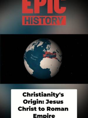Christianity: From persecution to the Roman Empire's official faith 🕊️ Jesus Christ's movement began small. Centuries later, it ruled the world's most powerful empire. How did it happen? Watch to find out. What's the most interesting part of Christianity's rise? Let me know! 👇 Check out the full Video at Epic History! #Christianity #RomanEmpire #EarlyHistory #EpicHistory #History