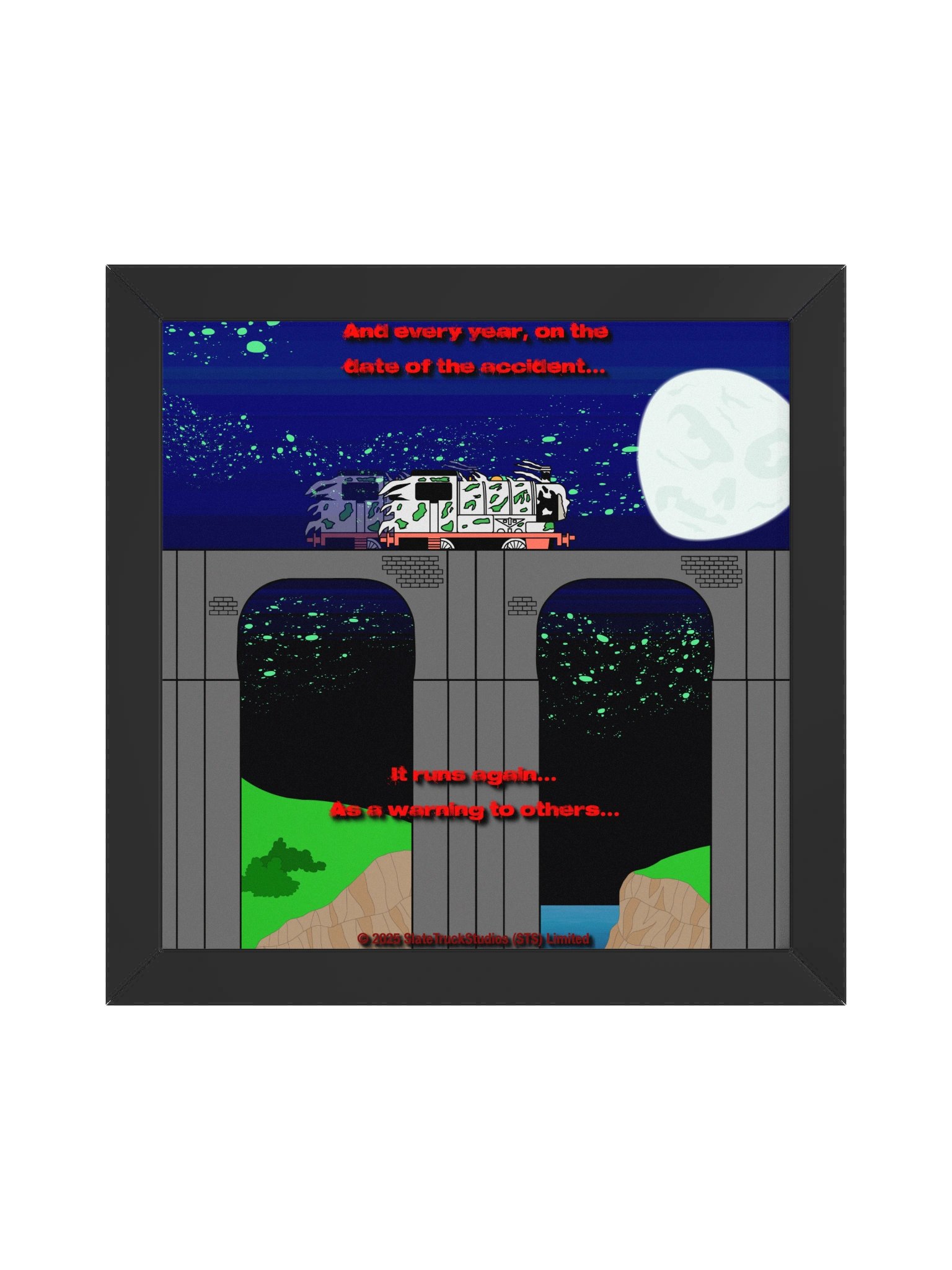 Ghostly Trick Framed Print product image (1)