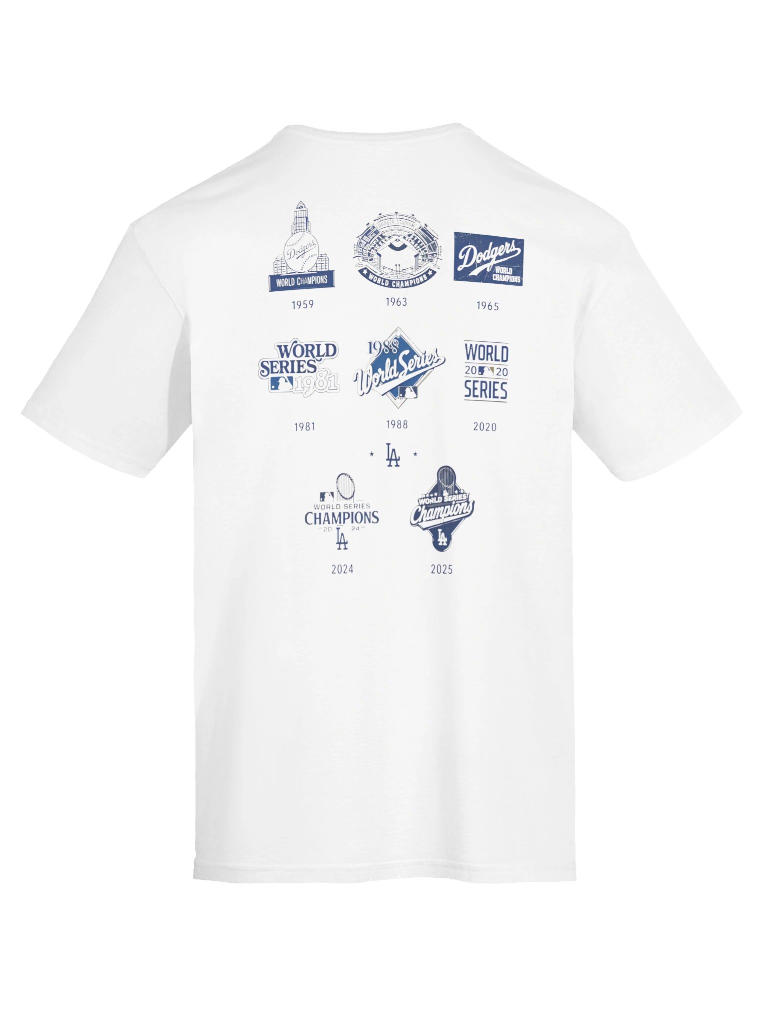 Dodgers World Series Championship Years Shirt product image (3)