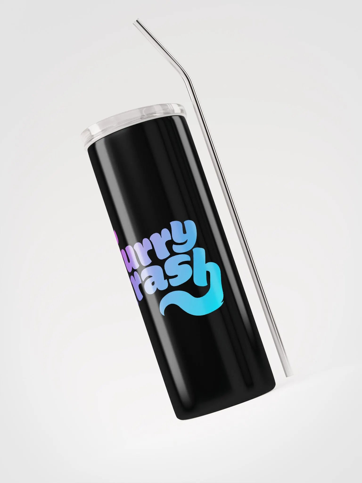 Furry Trash Tumbler – Bubble Logo (Horizontal) product image (3)
