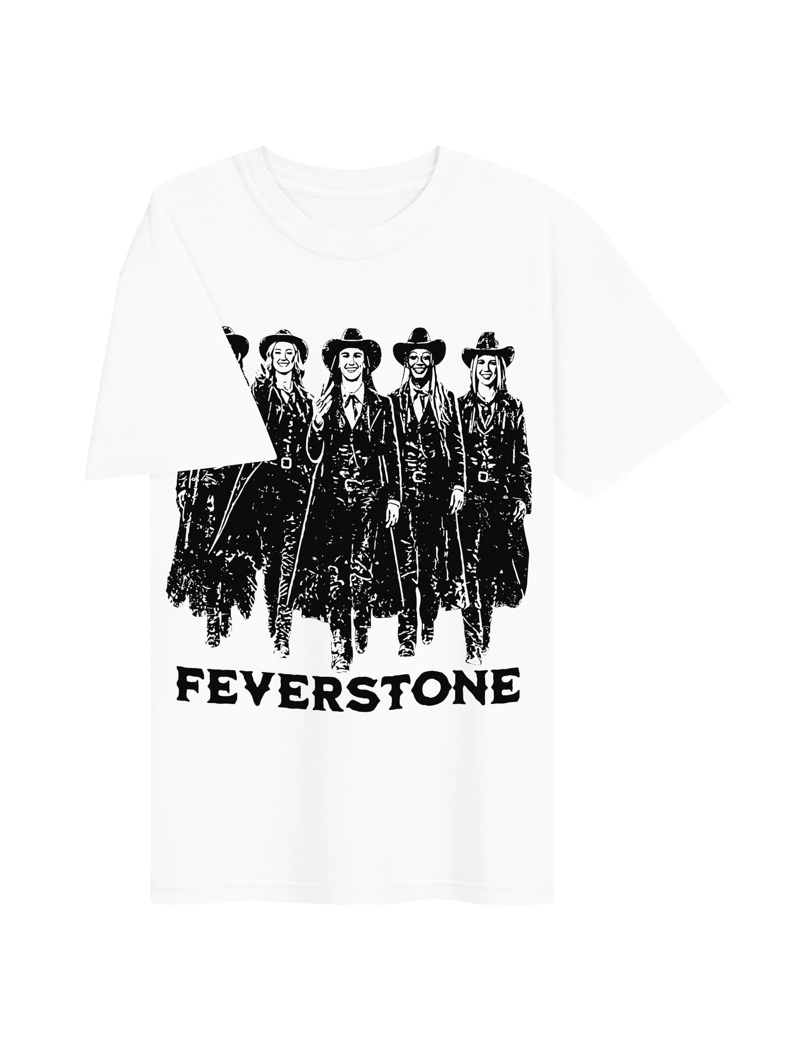 Vintage Feverstone shirt , Fierce Frontier Outlaw, Feverstone WIild, Cowgirl Western Graphic Design, product image (9)