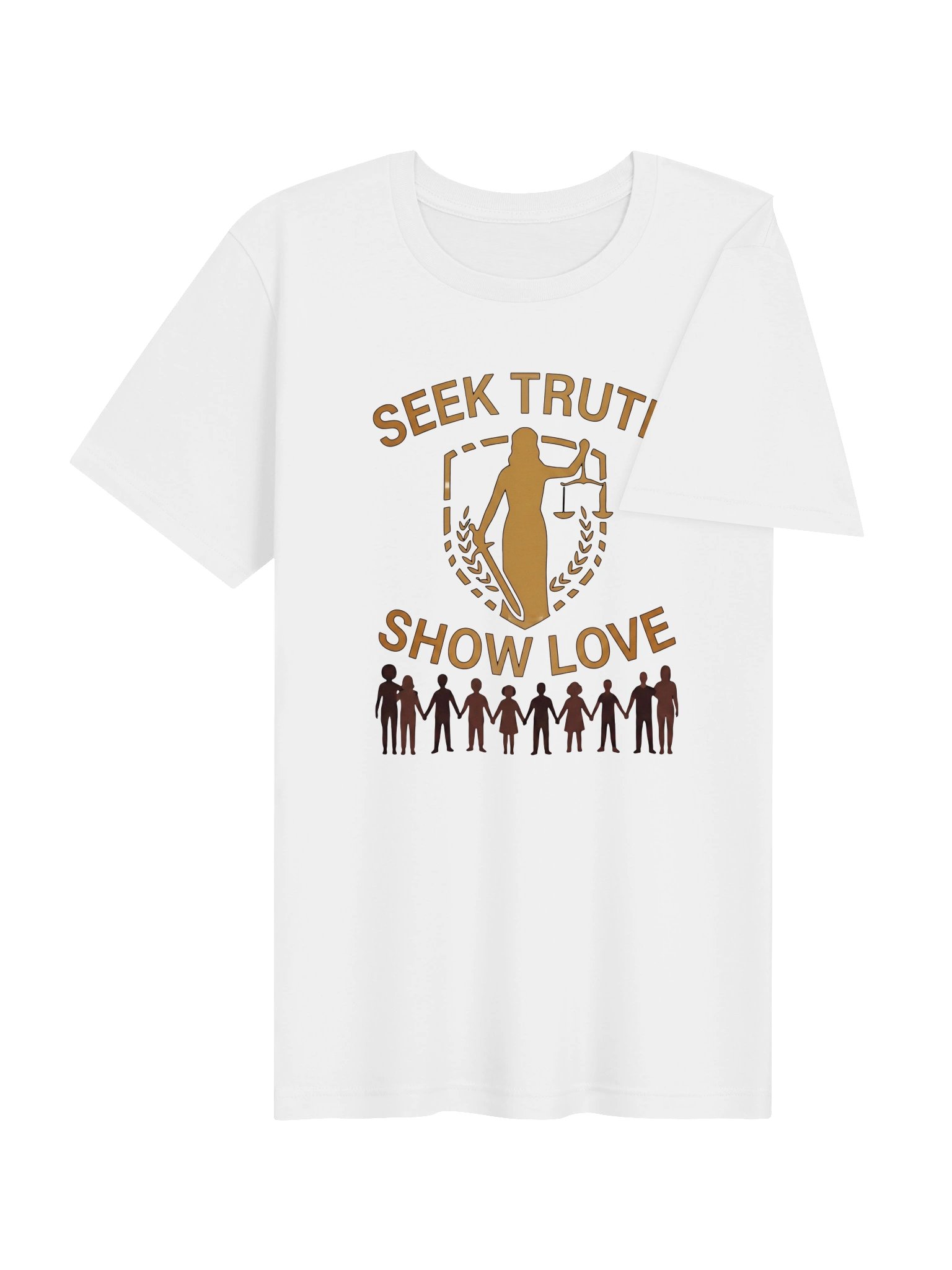 Seek Truth Show Love Statement Tee product image (4)