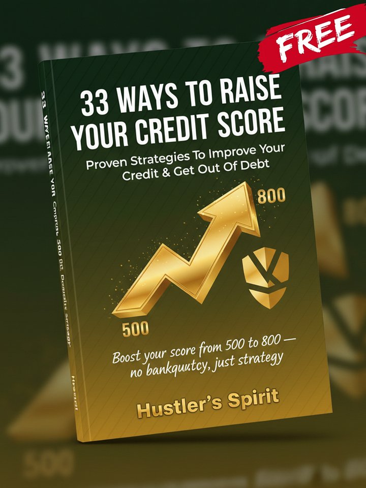 33 WAYS TO RAISE YOUR CREDIT SCORE product image (1)