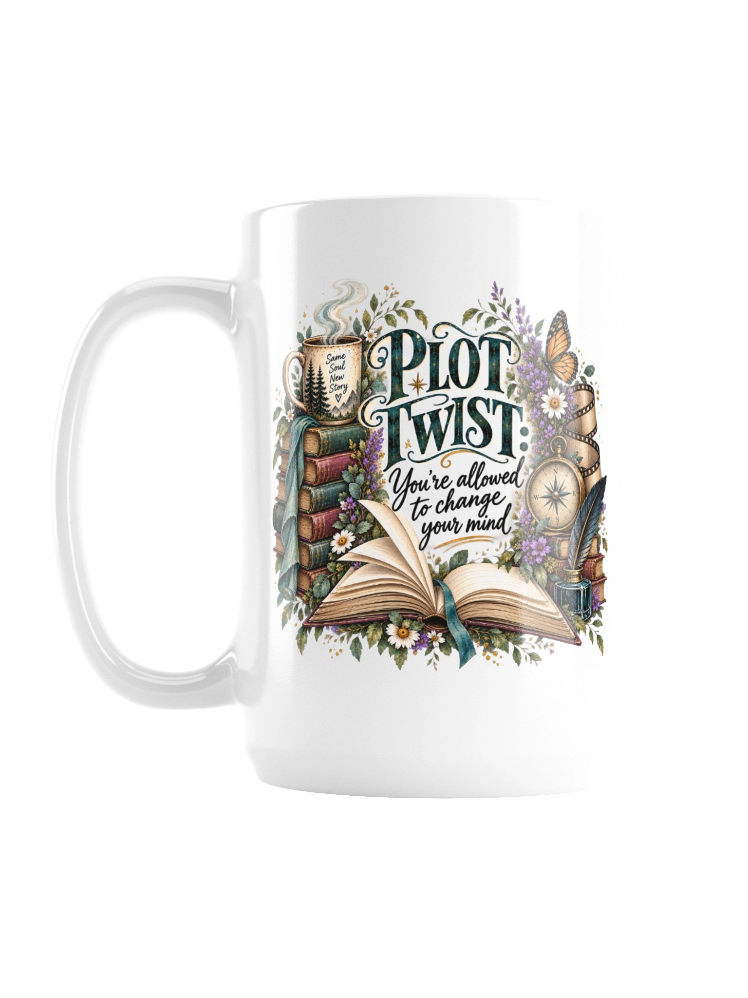 Plot Twist 15 oz Ceramic Mug product image (2)