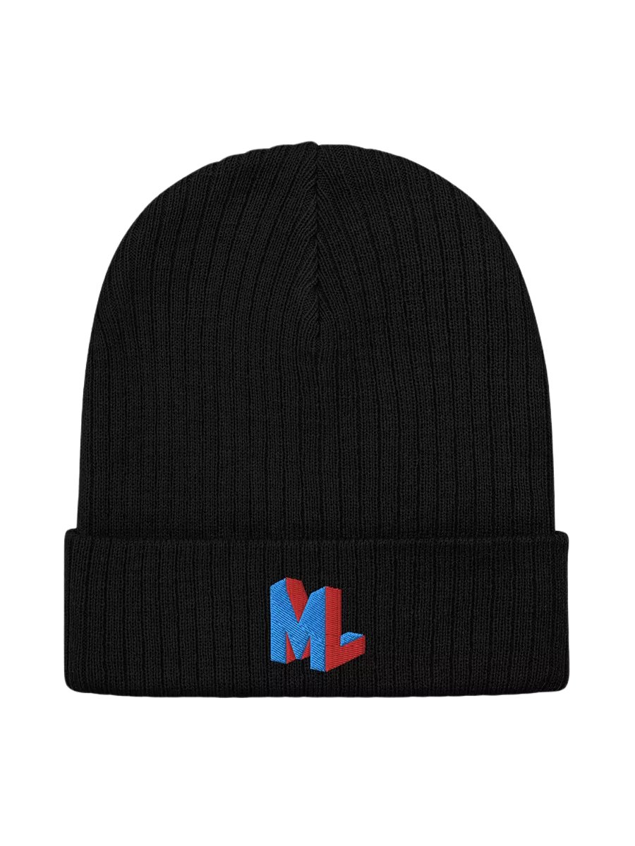 Embroidered Initials - Ribbed Knit Beanie product image (1)