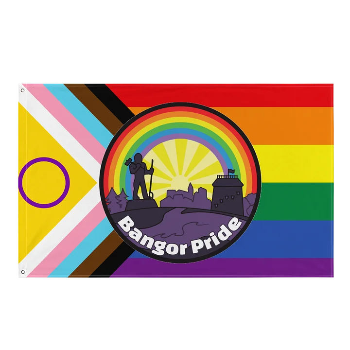 Progress Flag w/Bangor Pride Logo product image (1)