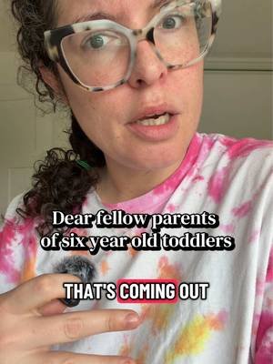 Is this a feature of most six year old models? Or a bug. Because whoa 🫠  #parenting #six #pediatrics #nursepractitioner 