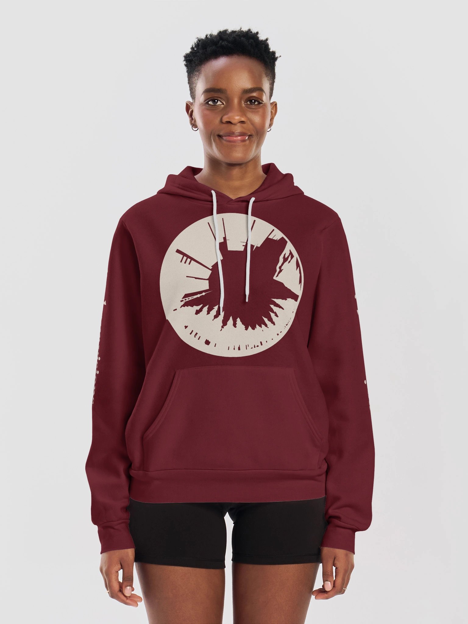 PKV Splat Maroon/Ivory Hoodie product image (9)