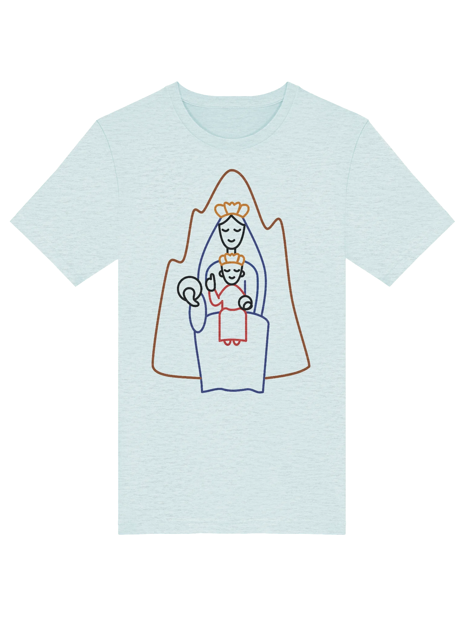 Minimalist Lady of Montserrat T-shirt product image (5)