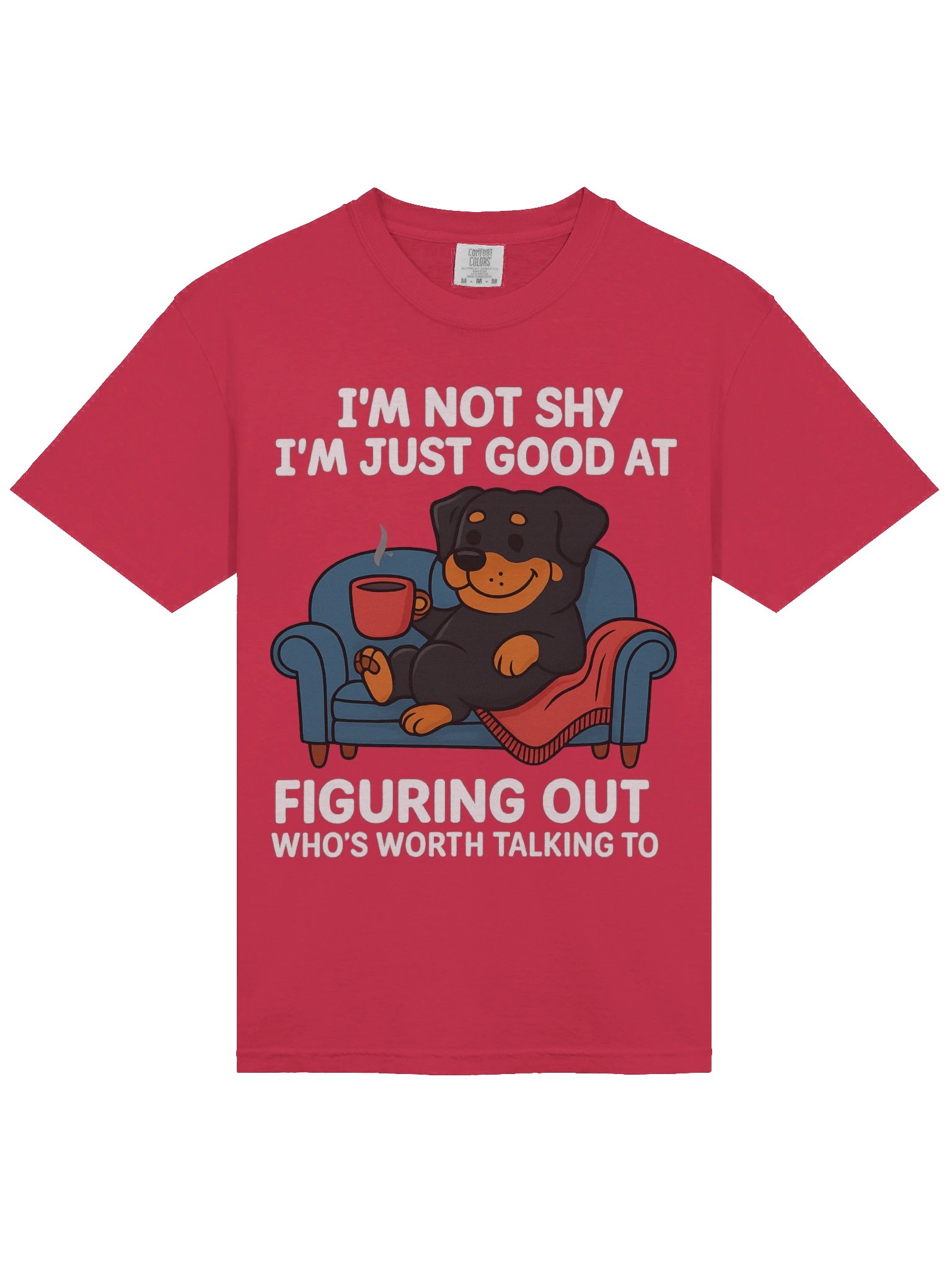 Shy Rottweiler Tee Tee product image (22)
