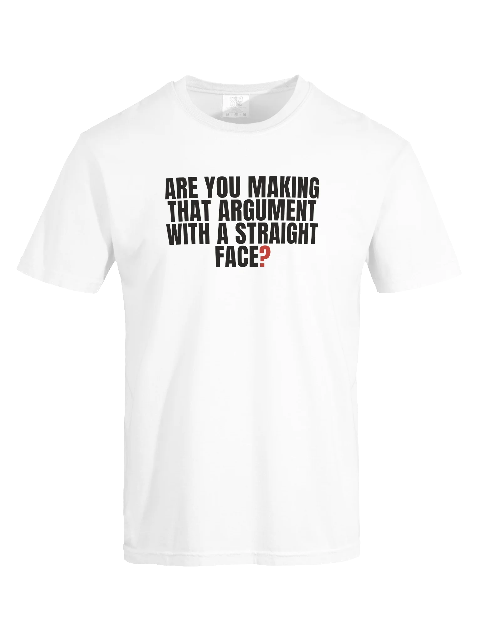 Straight Face? – Tee (Light) product image (45)