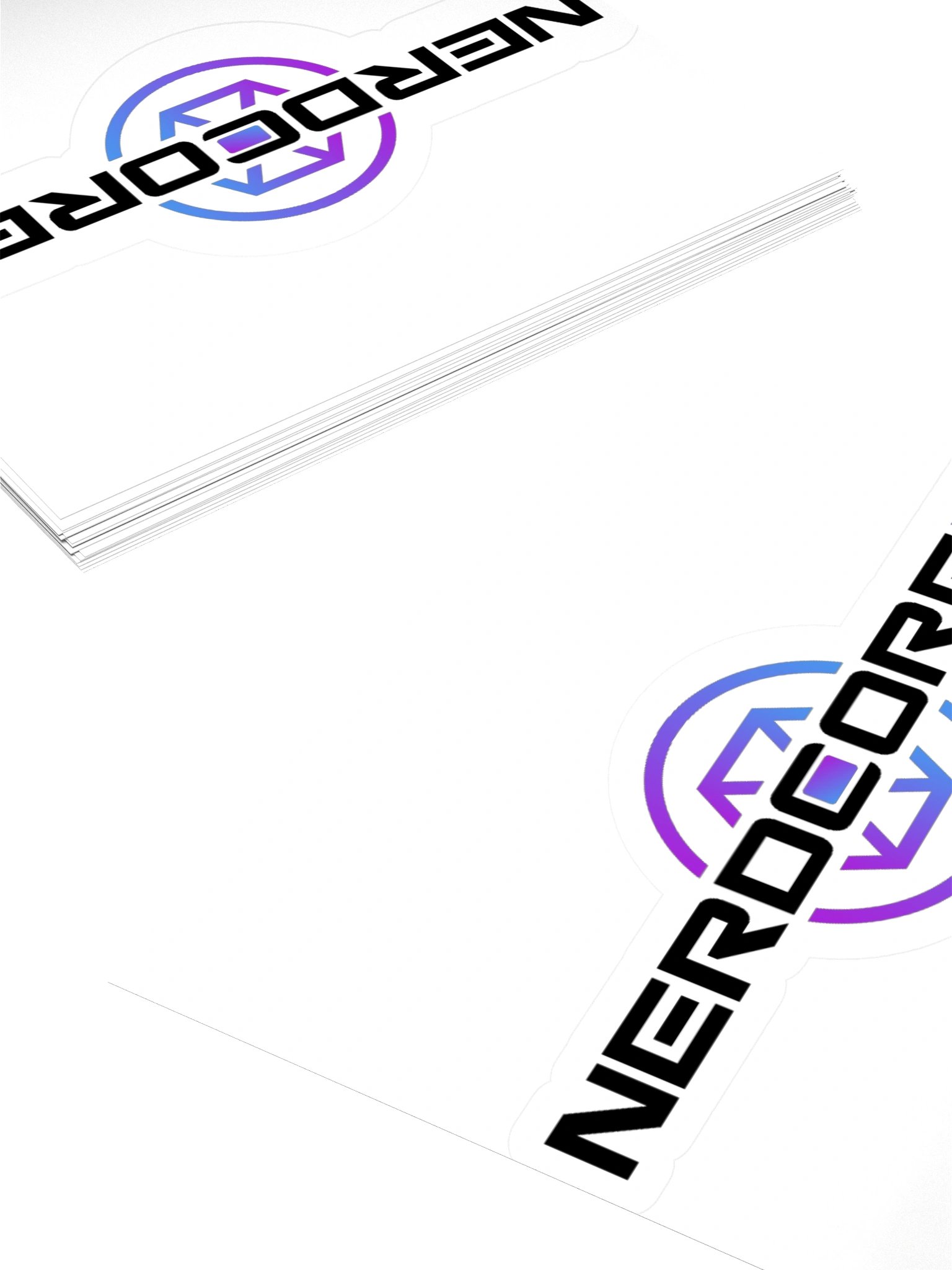 NERDCORE Full Logo Sticker product image (12)