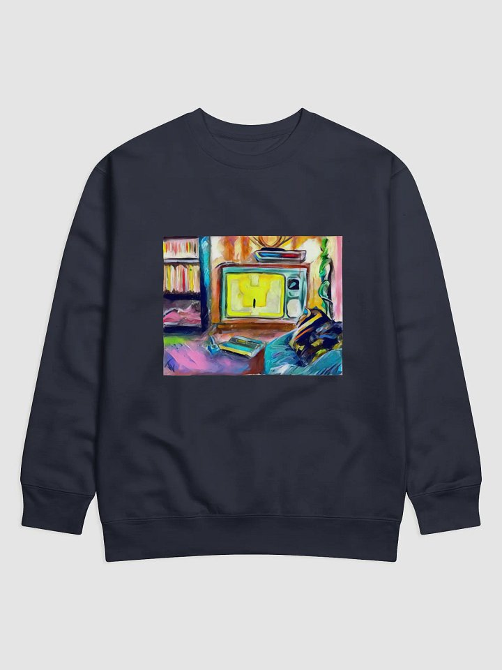Gamer Cat 80's Vibes Sweatshirt product image (1)