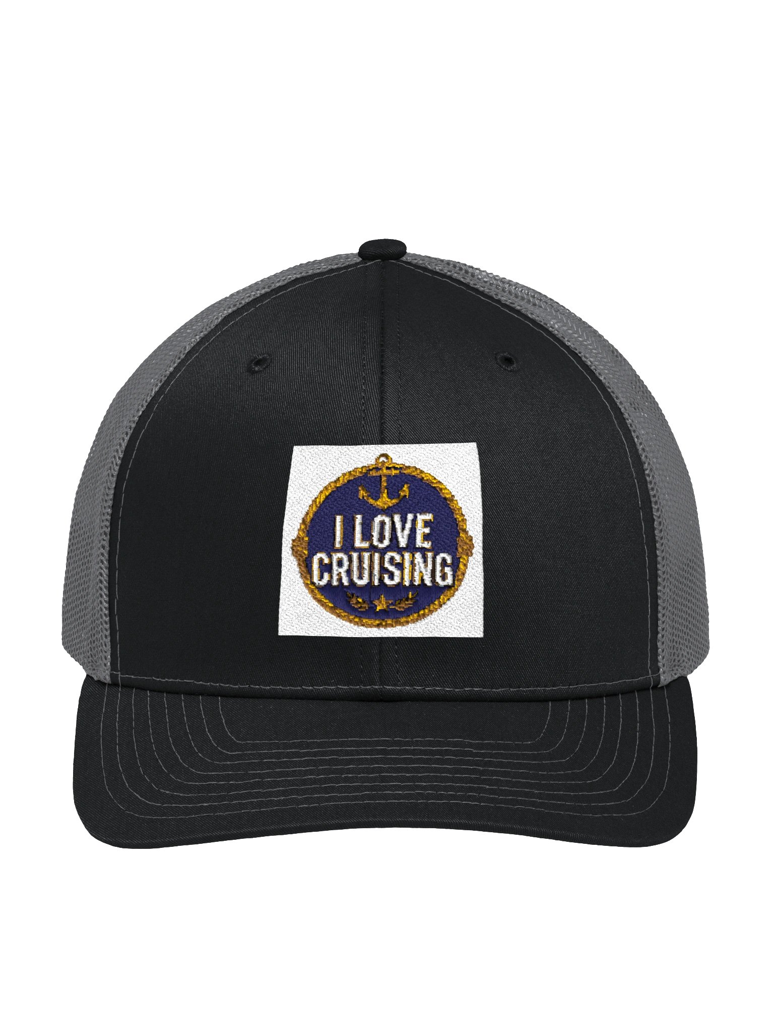 I Love Cruising Trucker Hat – Navy product image (1)