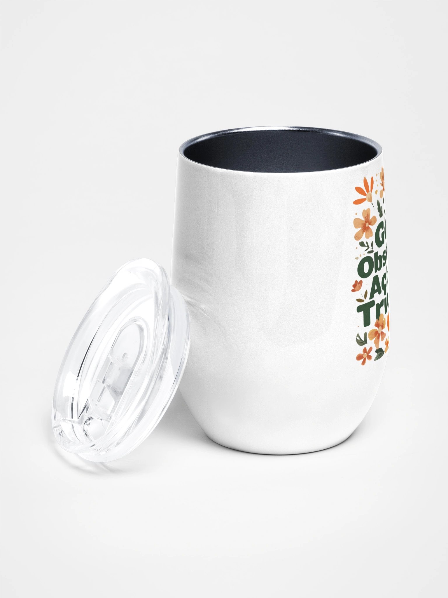 G.O.A.T Floral Wine Tumbler product image (3)