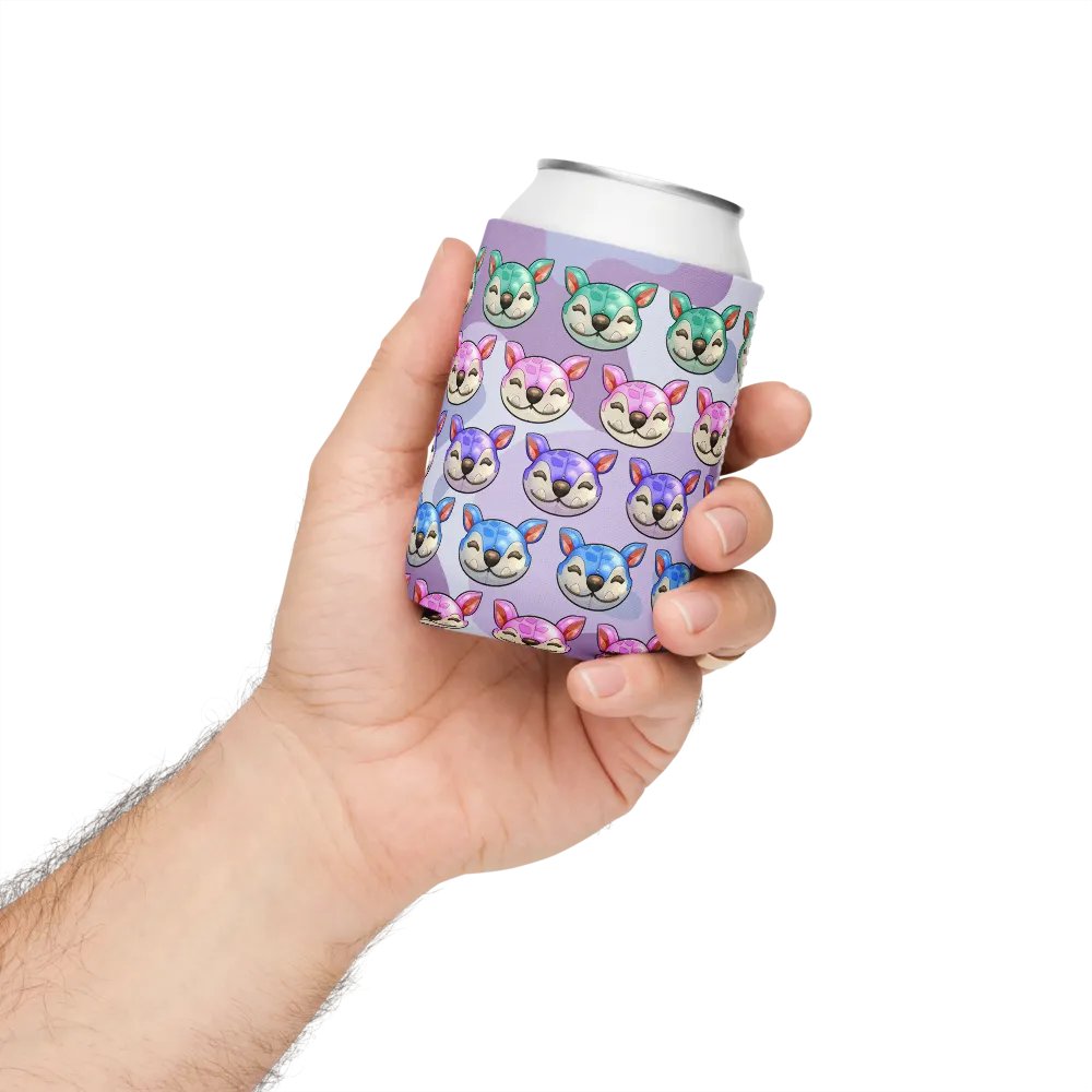 Cheerful Chapaa Faces Can Cooler product image (5)