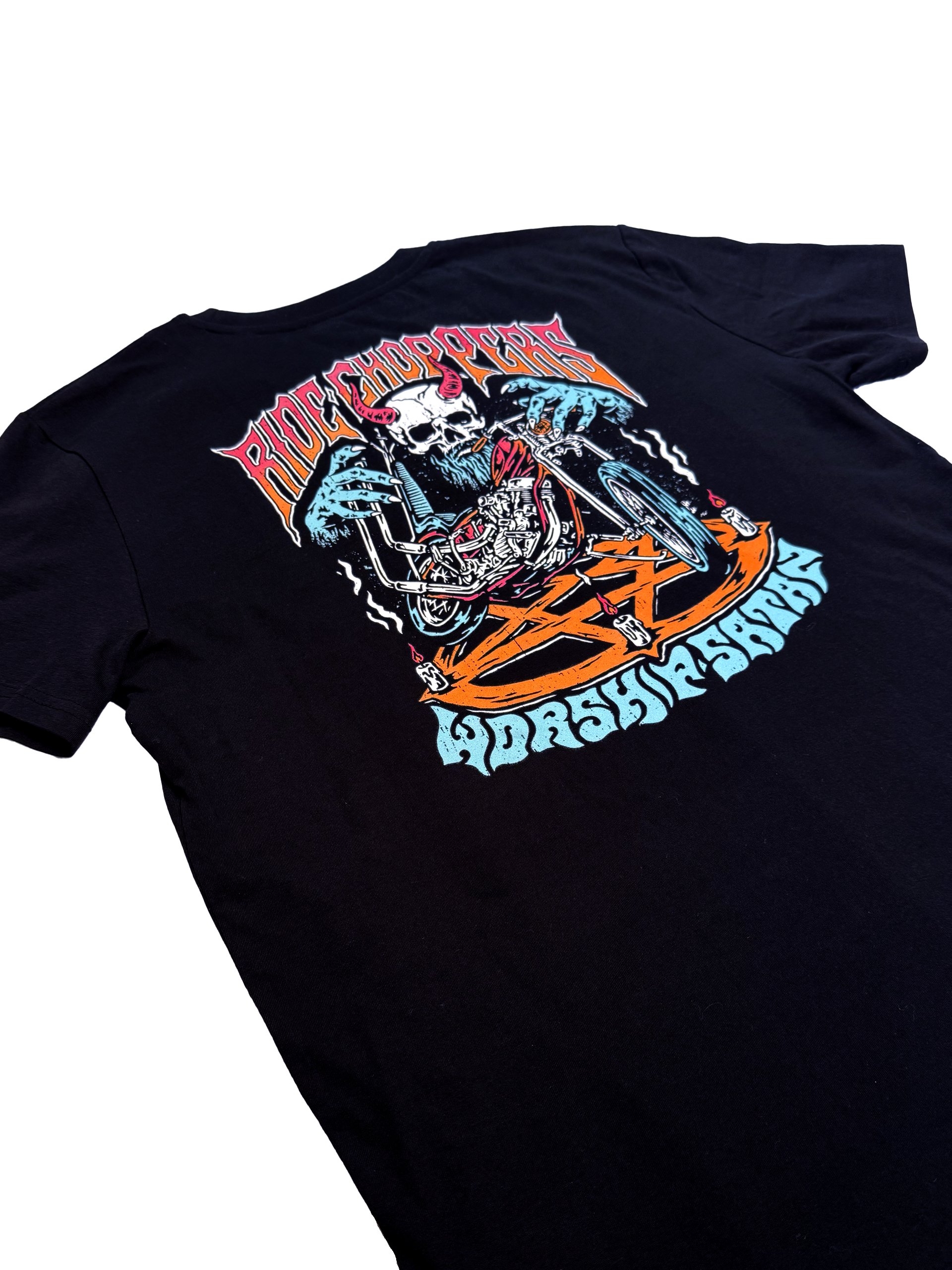 Ride Choppers Worship Satan T-shirt product image (3)
