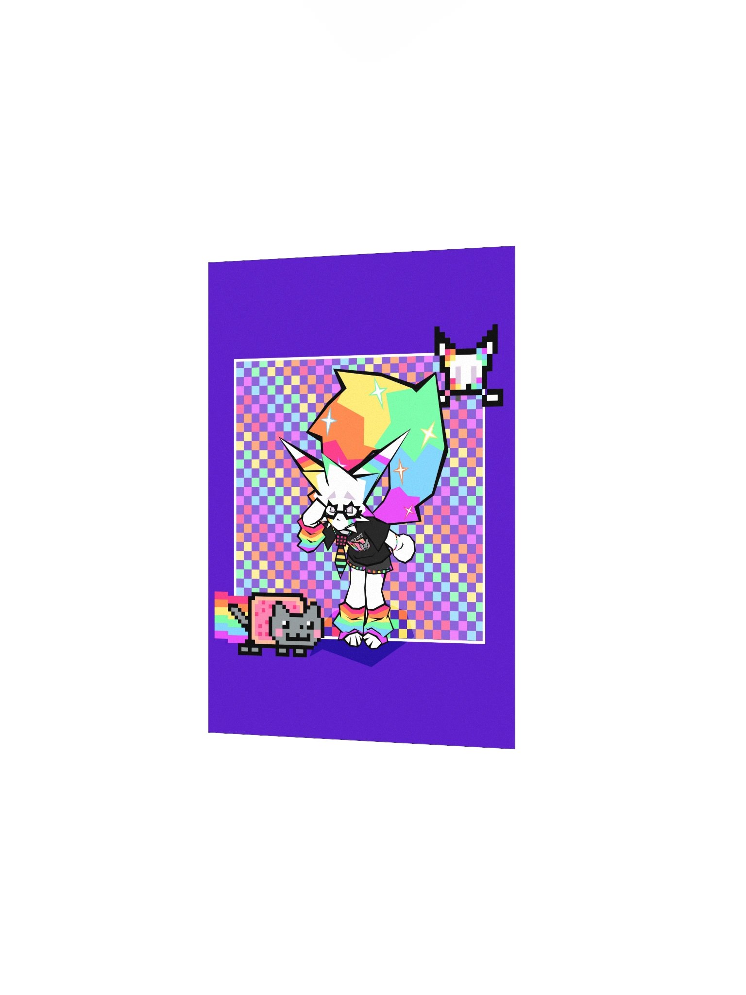 glitter leaning poster product image (13)