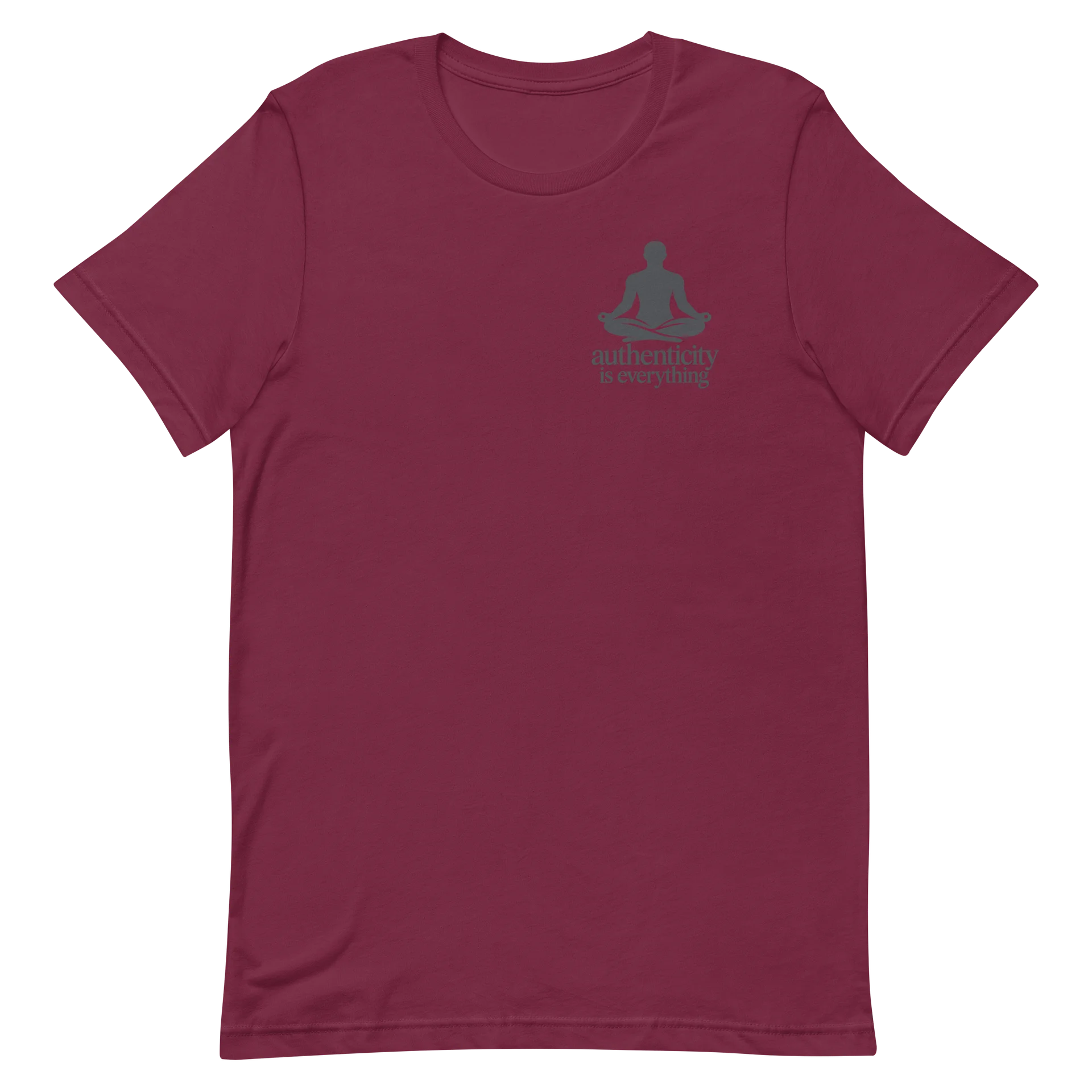 Authenticity Meditstion logo tshirt product image (2)