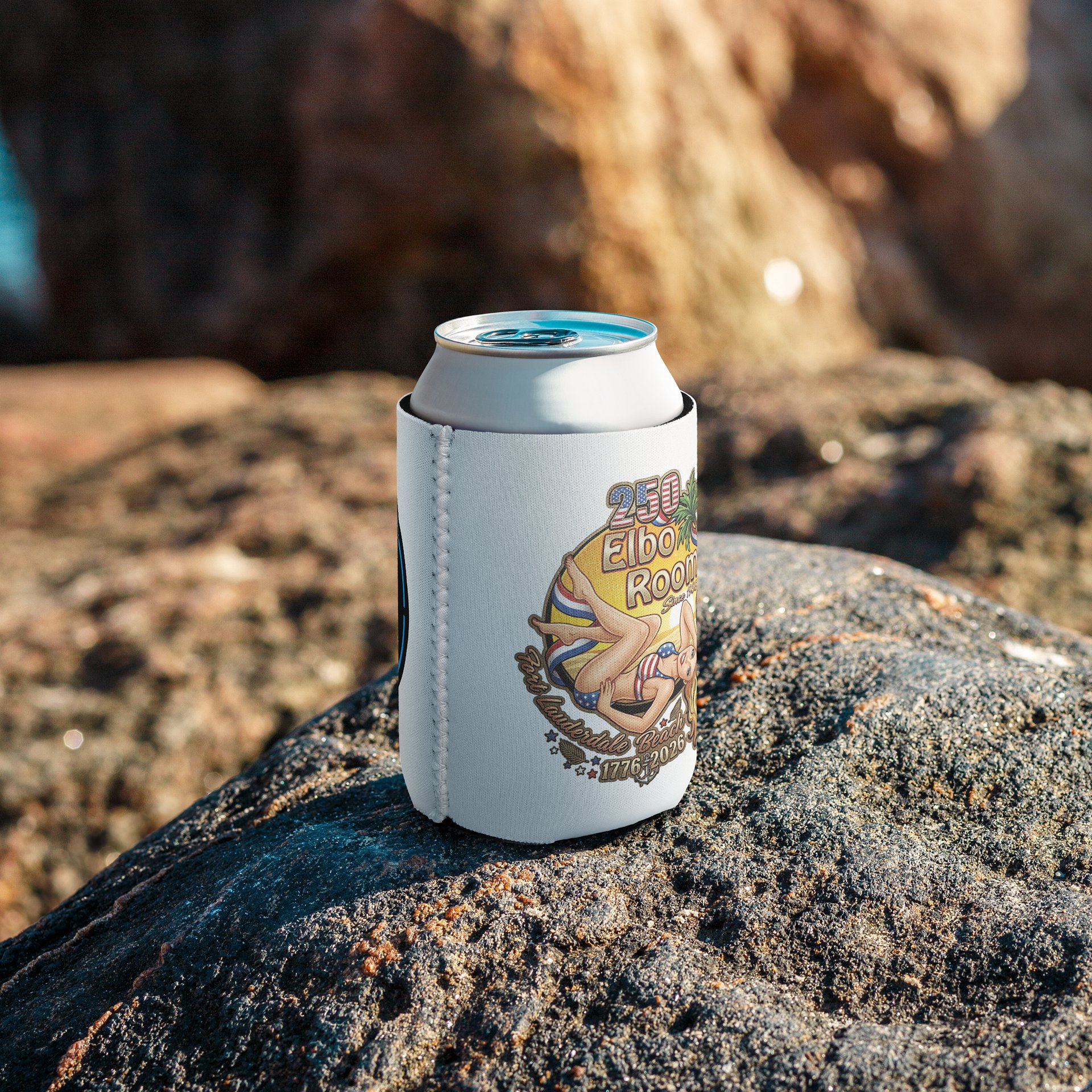 Elbo Room America 250 Merchandise Pin-Up Can Coozie | 1776–2026 Edition product image (8)