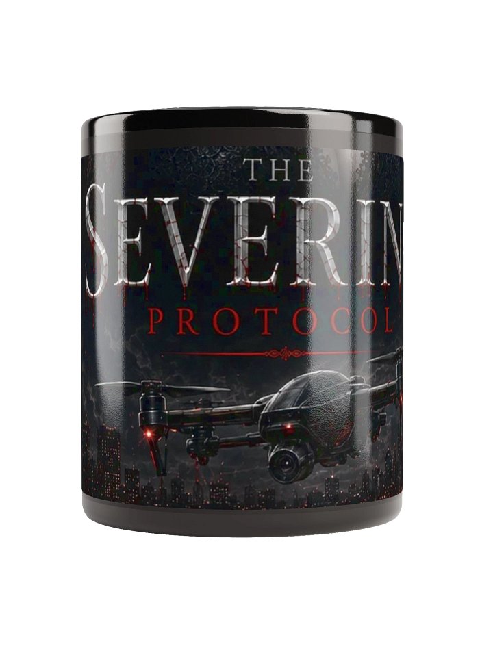The Severine Protocol — Black Glossy Mug product image (8)