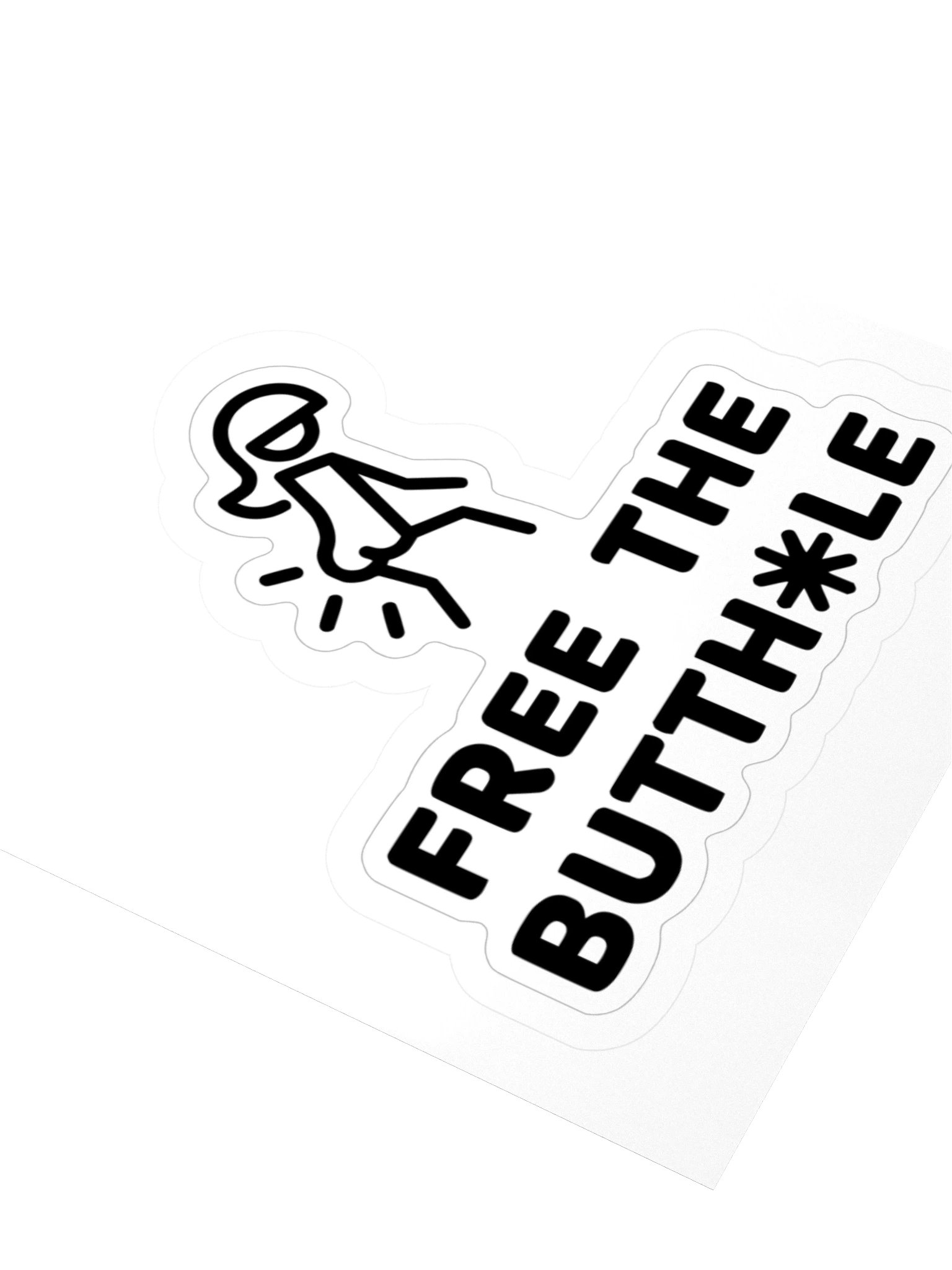Free the Butthole — Sticker product image (3)
