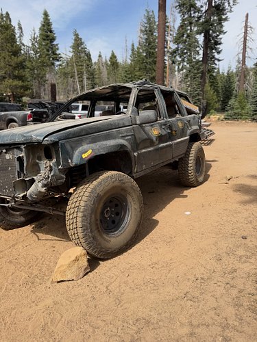 Saw this sitting out at the Sand Flats staging area on the way to Strawberry Lake. No clue what trail it happened on but it l...
