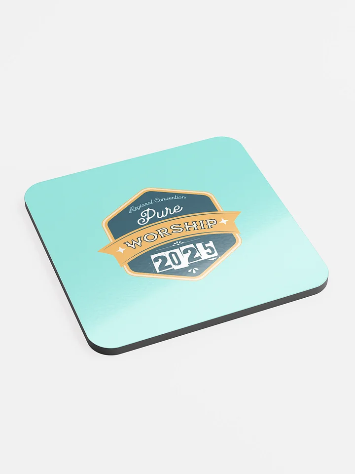 2025 “Pure Worship” Convention Coaster – Mint Blue product image (1)