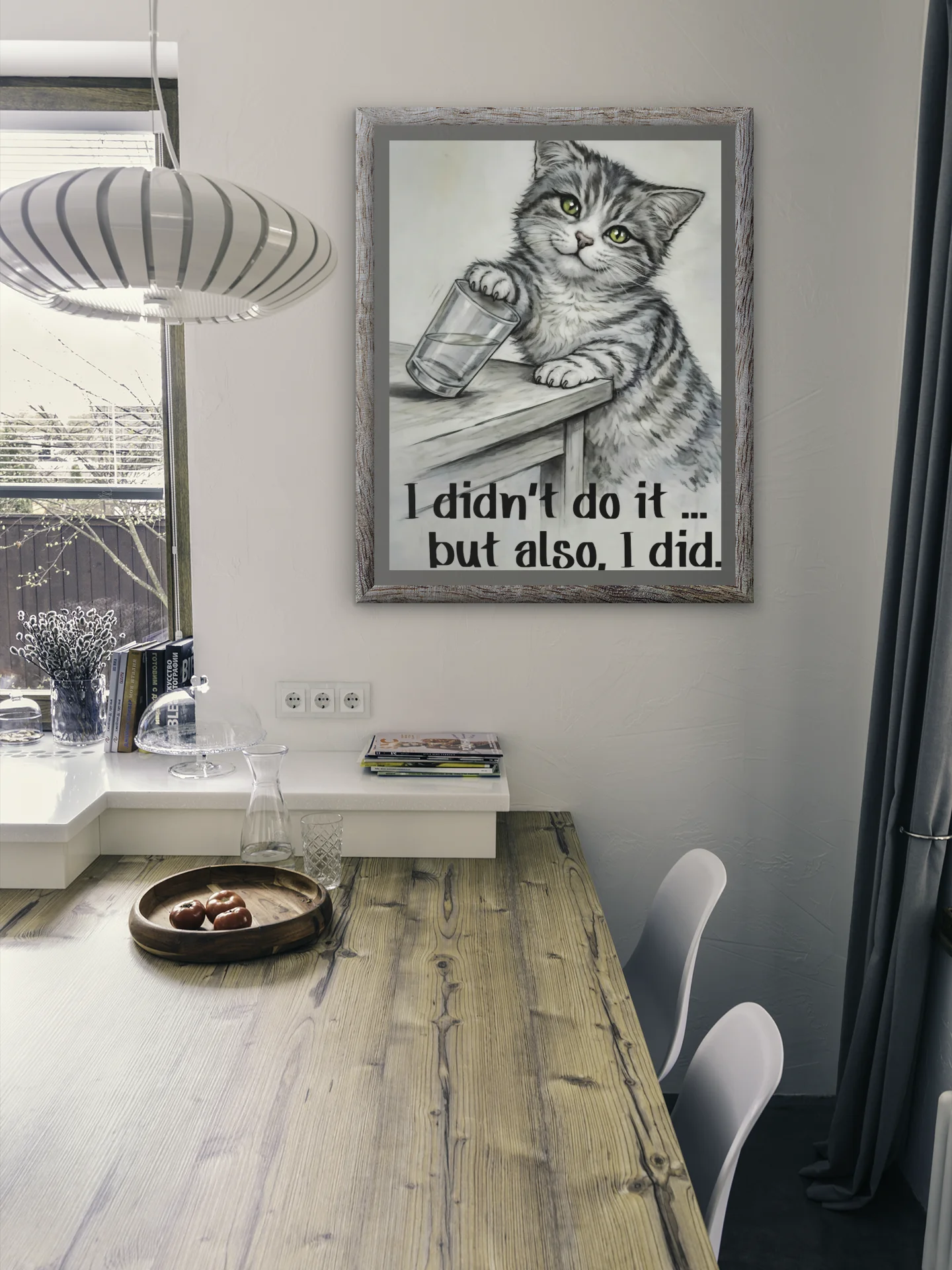 I Didn’t Do It Mischievous Cat Poster product image (89)