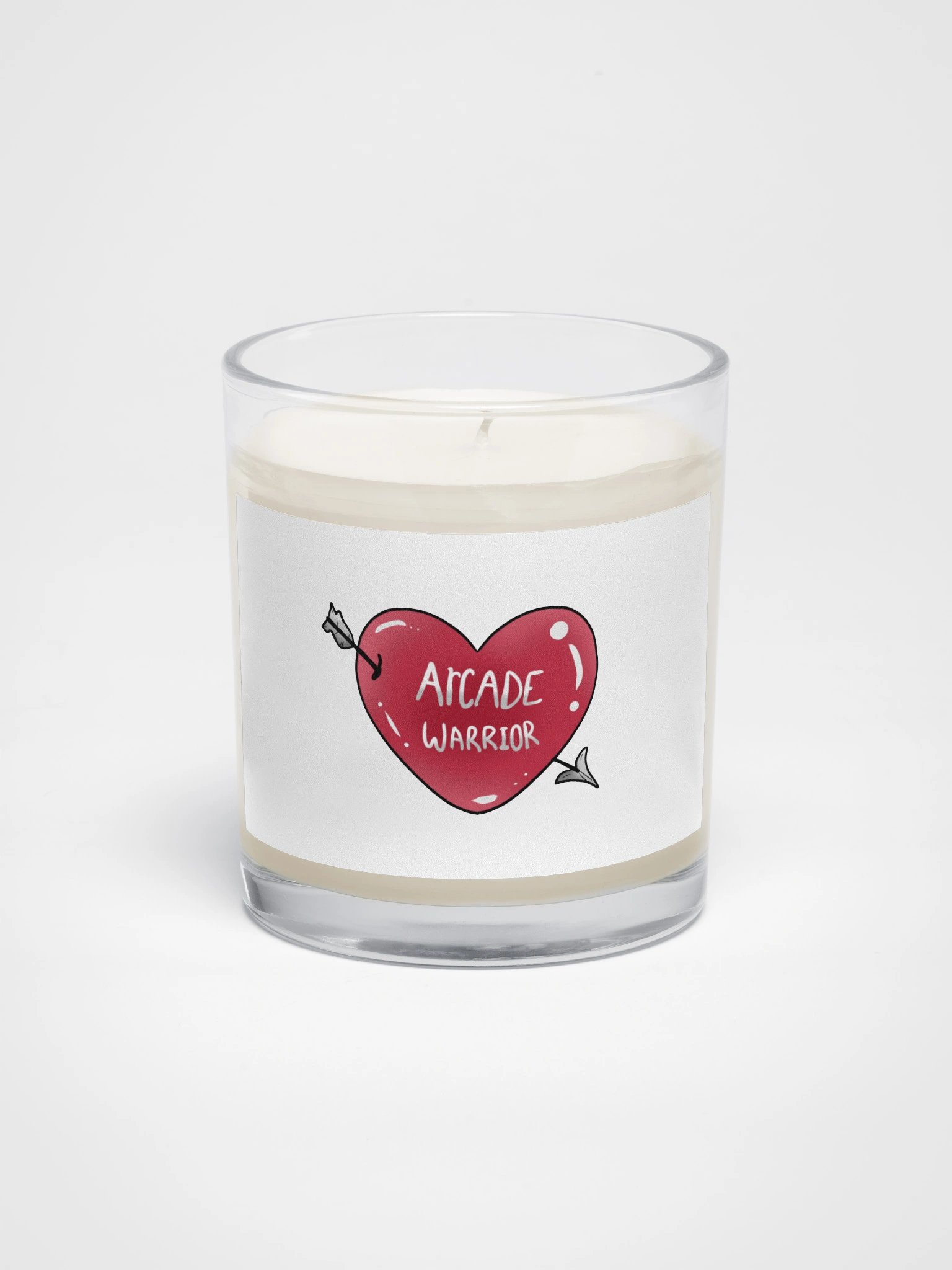 Arcade Warrior Valentine's Heart Candle product image (1)