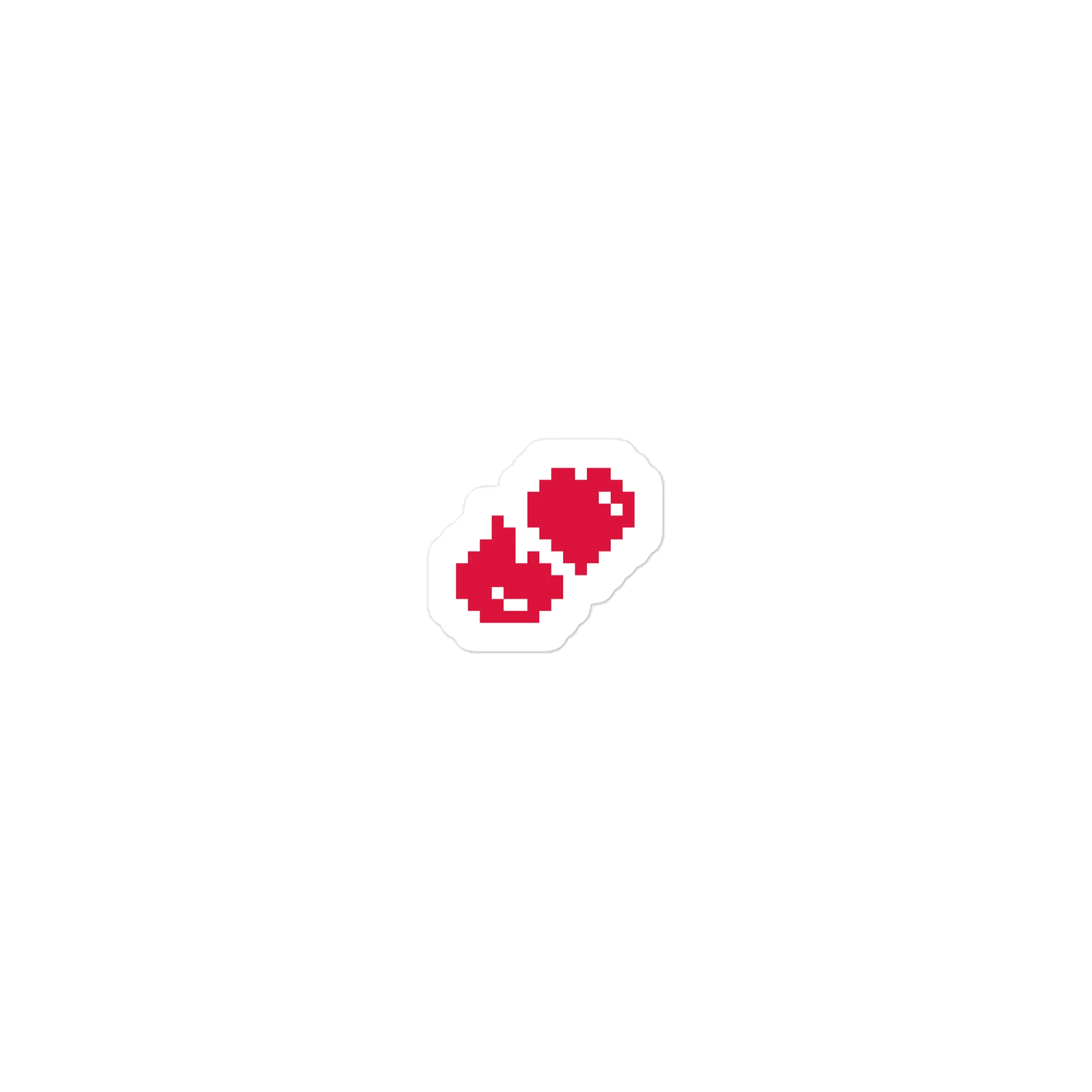 KUDOS // #EnemiesToLovers Pixel Art Die-Cut Sticker product image (1)