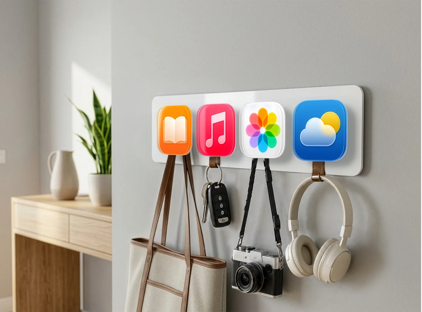 Custom App Icon Coat Rack product image (10)