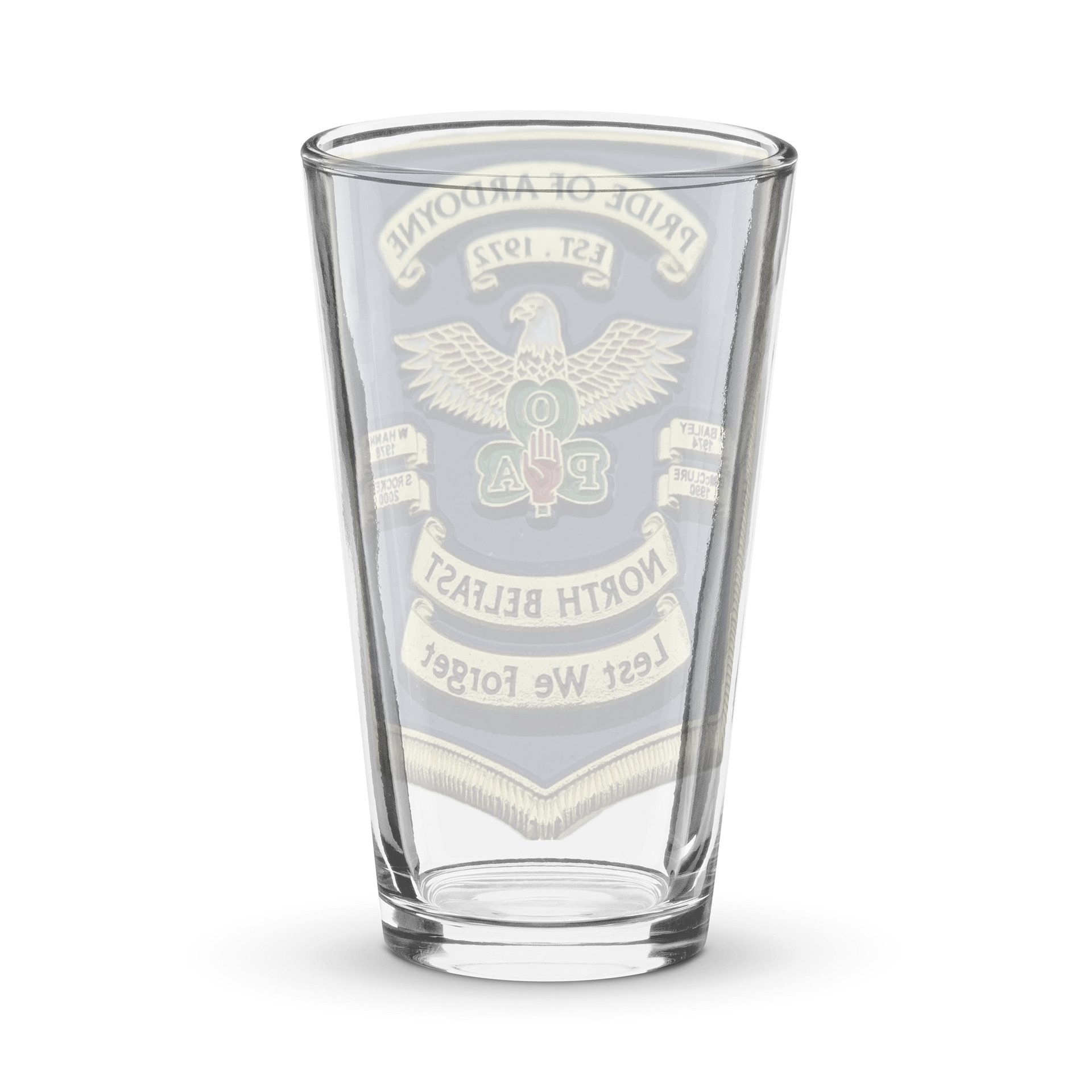 Pride of Ardoyne North Belfast Pint Glass product image (2)