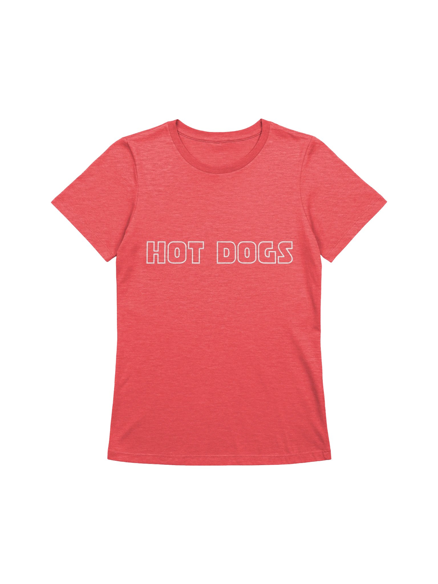 Hot Dog Hoes Fitted Tee product image (1)