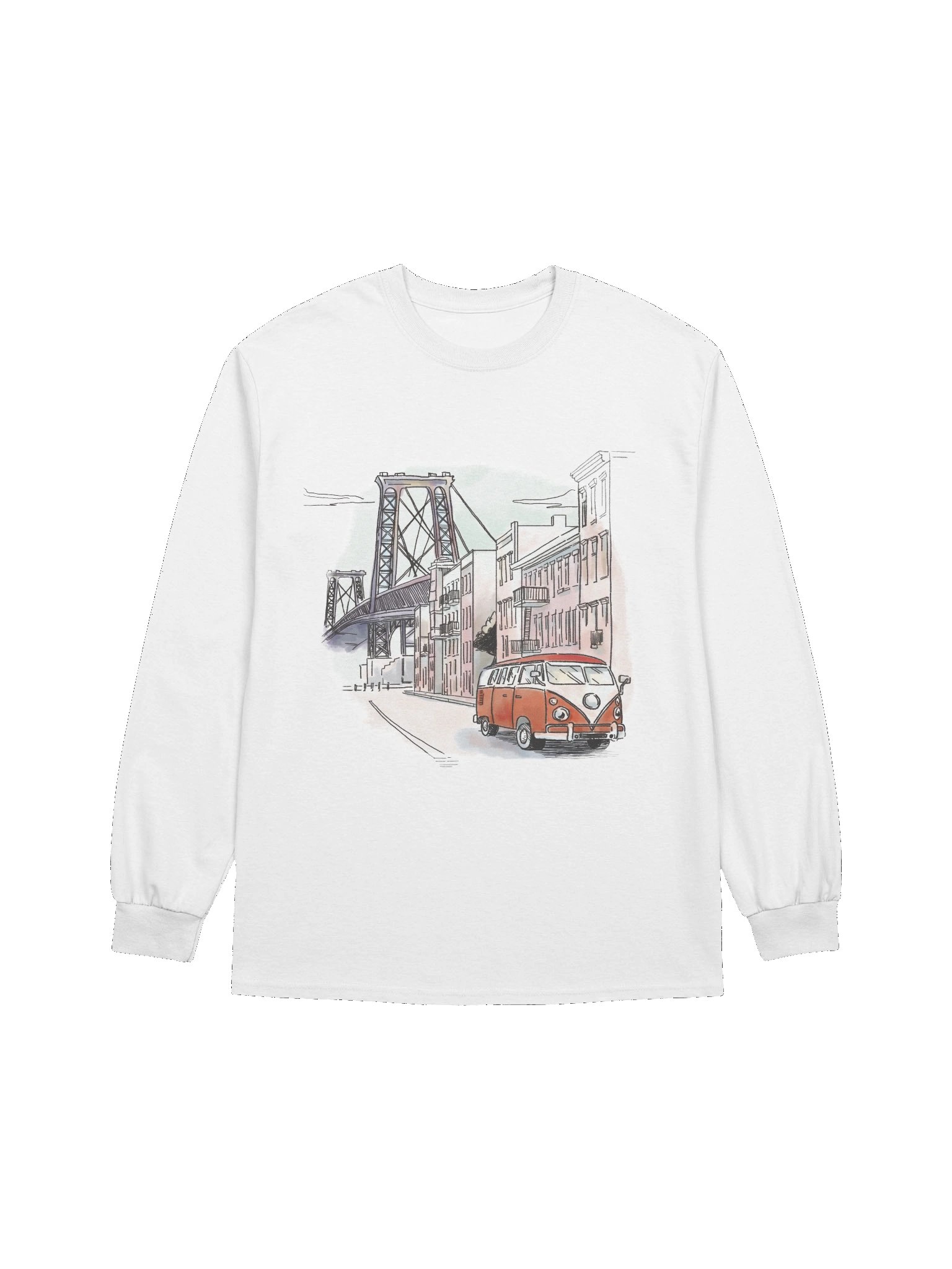 Williamsburg Bridge Long Sleeve Shirt product image (1)