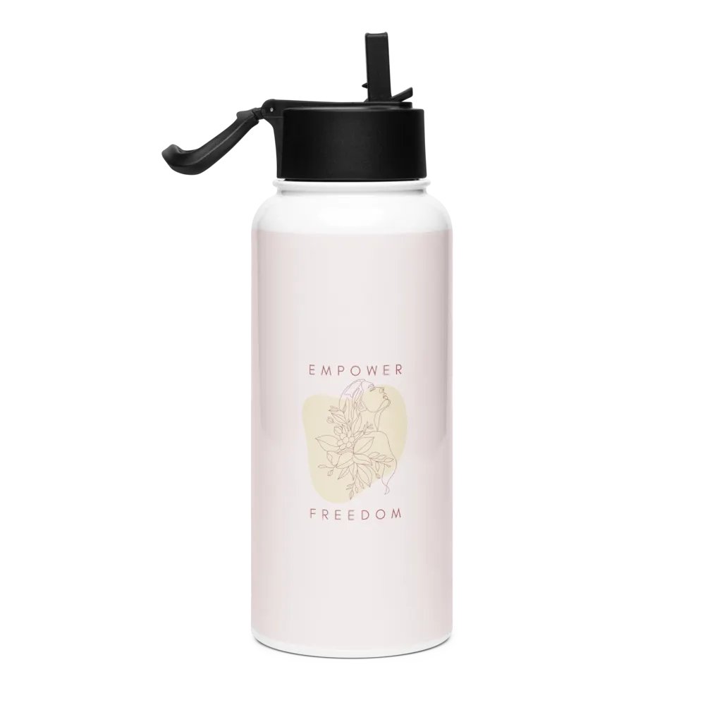Stainless Steel Water Bottle with a Straw Lid SWFB0115 product image (2)