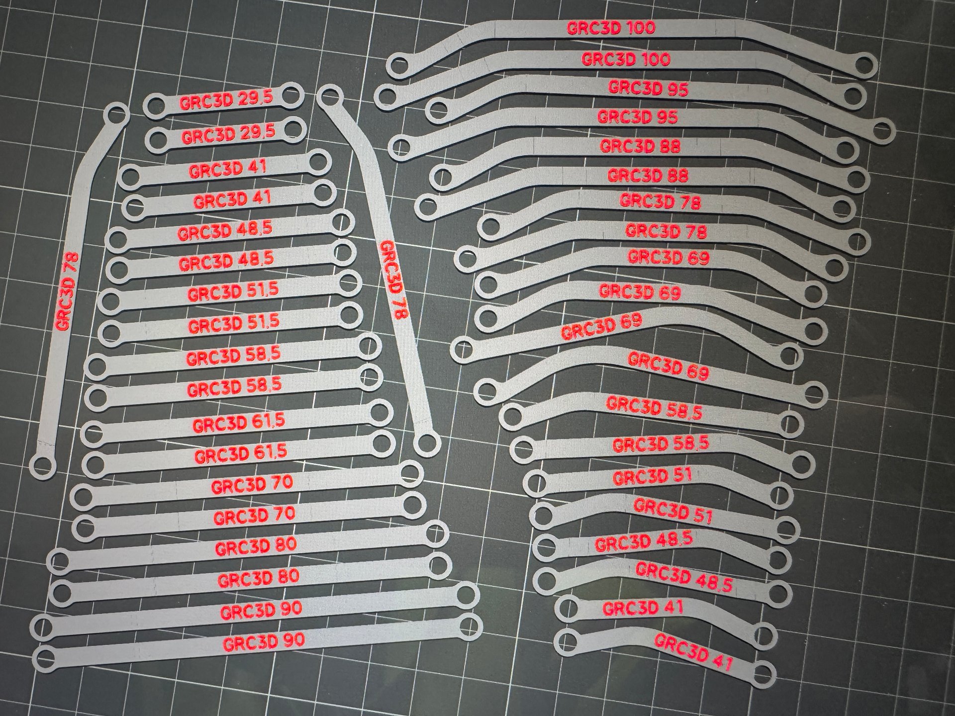 GRC3D LCG (Gladiator) Comp Chassis Kit w/ 20deg Skid product image (2)